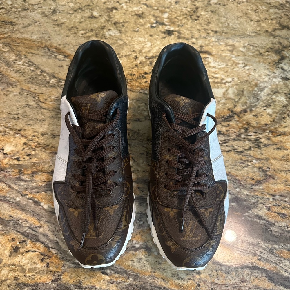 Louis Vuitton monogram sneakers. UK8.5/US9.5
